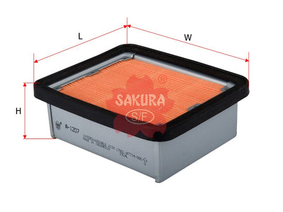 Air Filter (ဒြပ်စင်)၊ SAKURA၊ V9112-D002၊ A-1207၊ DAIHATSU (126879)
