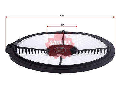 Air Filter (ဒြပ်စင်)၊ SAKURA၊ 17801-87717-001၊ A-1212 ၊ DAIHATSU (126895)