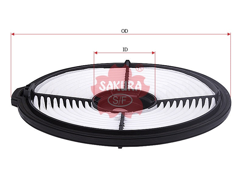 SAKURA,, Air Filter (Element), 17801-87717-001, A-1212 , DAIHATSU