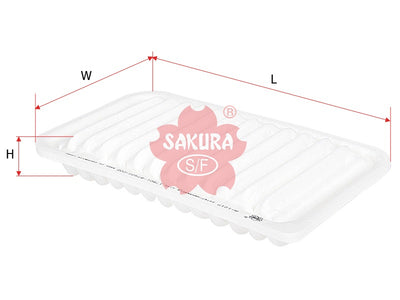Air Filter (ဒြပ်စင်)၊ SAKURA၊ V9112-0042၊ A-1219၊ DAIHATSU (124342)