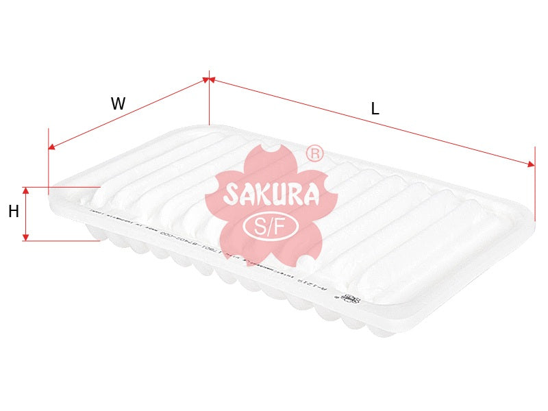 ไส้กรองอากาศ(ธาตุ) SAKURA, V9112-0042, A-1219, DAIHATSU (124342)