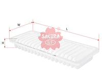 SAKURA,, Air Filter (Element), AY120-DA001, A-1223, DAIHATSU