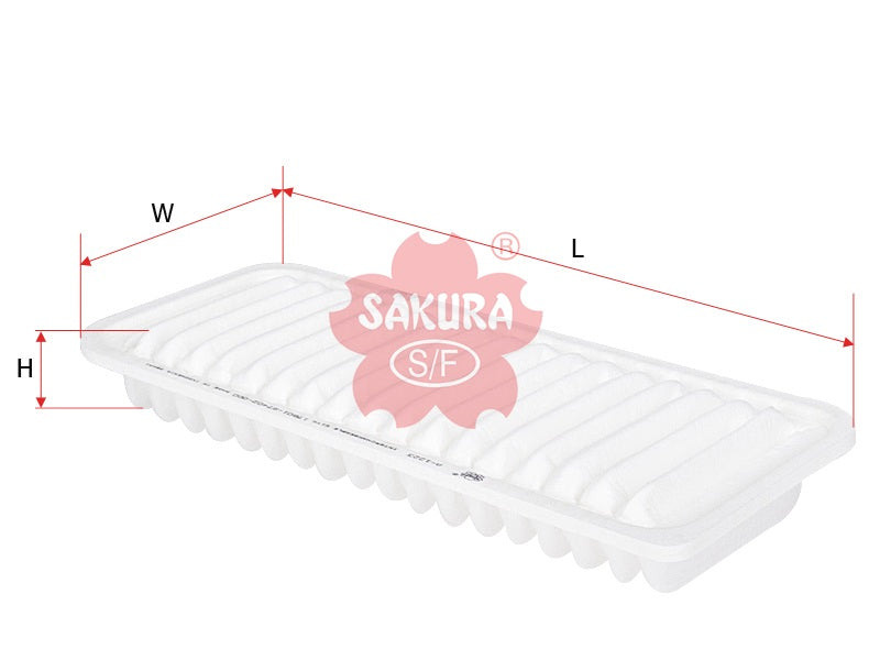 ไส้กรองอากาศ(ไส้), SAKURA, AY120-DA001, A-1223, DAIHATSU (124245)