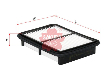Air Filter (ဒြပ်စင်)၊ SAKURA၊ 17801-BZ080-001၊ A-1230၊ DAIHATSU (126877)