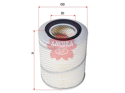 SAKURA,, Air Filter (Element), 6302-2200-80, A-1301, HINO
