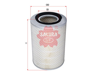 SAKURA,, Air Filter (Element), 6302-2210-20, A-1303, HINO