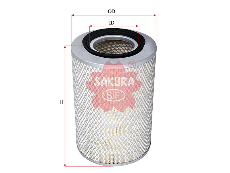 ไส้กรองอากาศ(ไส้กรอง) SAKURA, 6302-2210-20, A-1303, HINO (126177)