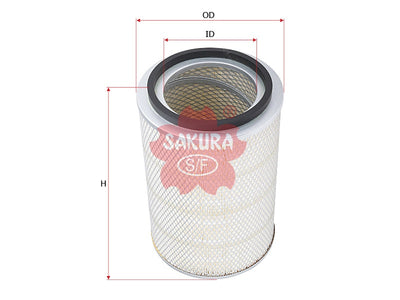 SAKURA,, Air Filter (Element), S1780-12200, A-1306, HINO