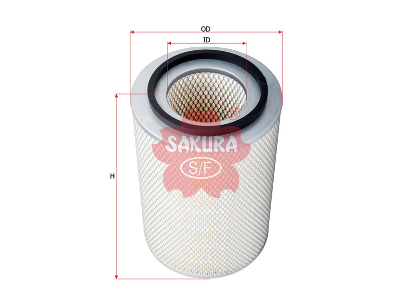 SAKURA,, Air Filter (Element), AY120-HD502, A-1310, HINO