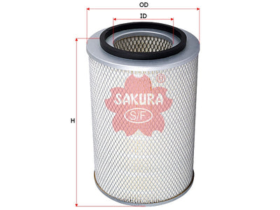 SAKURA,, Air Filter (Element), S1780-12850., A-1311, HINO