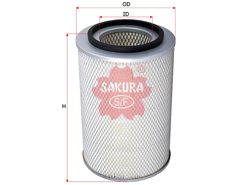 SAKURA,, Air Filter (Element), S1780-12850., A-1311, HINO