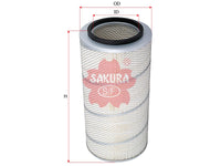 SAKURA,, Air Filter (Element), 419-02-11240, A-1313, INGERSOLL RAND