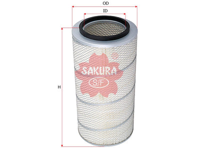 SAKURA,, Air Filter (Element), 419-02-11240, A-1313, INGERSOLL RAND