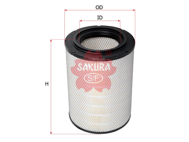 SAKURA,, Air Filter (Element), S1780-12960, A-1317, HINO