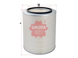 SAKURA,, Air Filter (Element), S1780-13470, A-1342, HINO