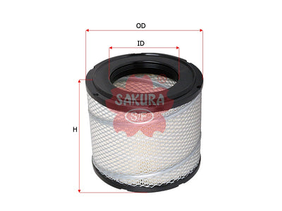 SAKURA,, Air Filter (Element), 17801-78110, A-13570, HINO
