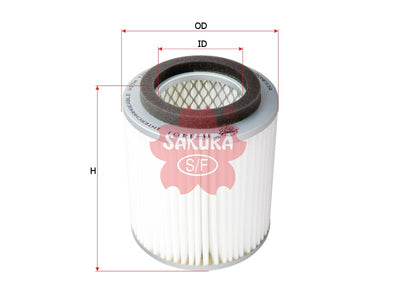 SAKURA Air Filter (Element) V9112-S20, A-1401 SUZUKI