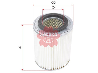 SAKURA,, Air Filter (Element), AY120-KE018, A-1402, SUZUKI