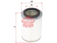 Air Filter (Element)၊ SAKURA၊ 13780-77300၊ A-1404၊ SUZUKI (123908)