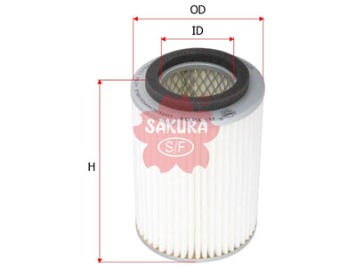 ไส้กรองอากาศ(ไส้กรอง) SAKURA, 13780-77300, A-1404, SUZUKI (123908)