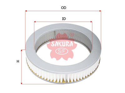 ไส้กรองอากาศ(ไส้กรอง) SAKURA, V9112-S204, A-1405, SUZUKI (123884)