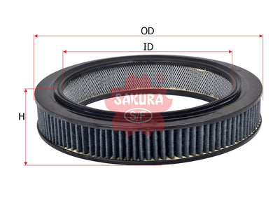 SAKURA,, Air Filter (Element), 13780-60B00, A-1407, SUZUKI