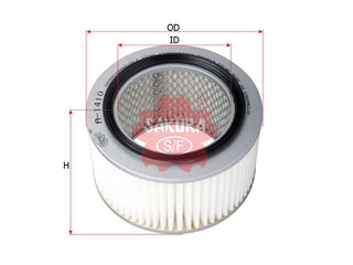 SAKURA,, Air Filter (Element), 143-2071, A-1410, HOLDEN