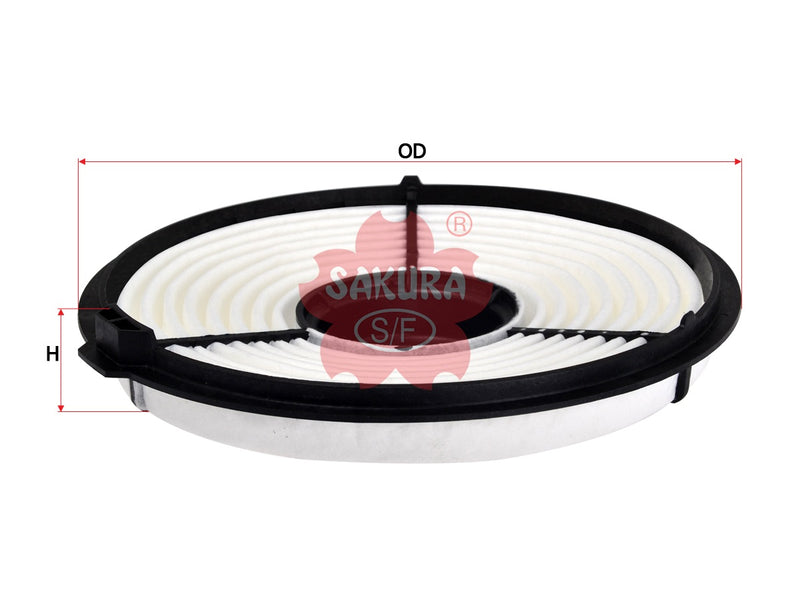 SAKURA,, Air Filter (Element), 96055471, A-1411, SUBARU