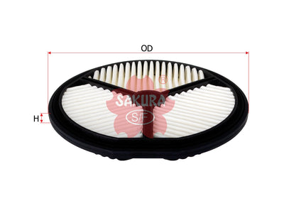 SAKURA,, Air Filter (Element), 13780-78B00, A-1413, DAEWOO