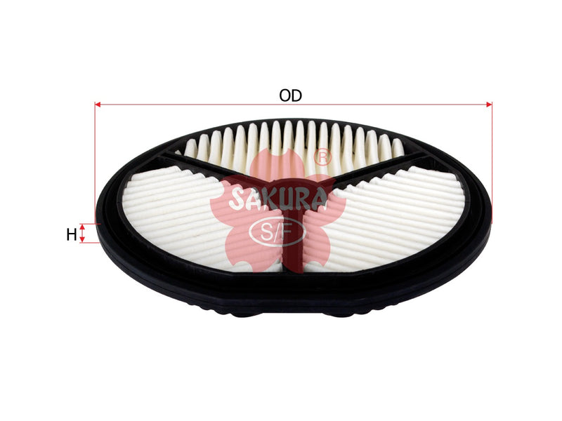 SAKURA,, Air Filter (Element), 13780-78B00, A-1413, DAEWOO