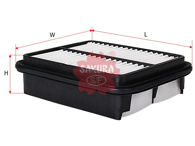 SAKURA,, Air Filter (Element), 143-2067, A-1414, SUZUKI