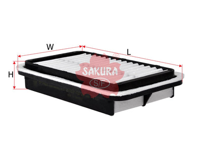 SAKURA,, Air Filter (Element), V9112-S007, A-1422, SUZUKI