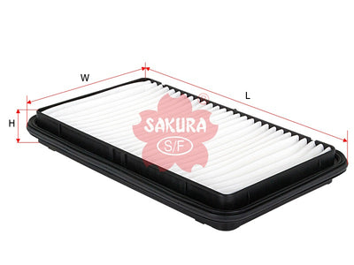 SAKURA,, Air Filter (Element), V9112-S010, A-1425, SUZUKI
