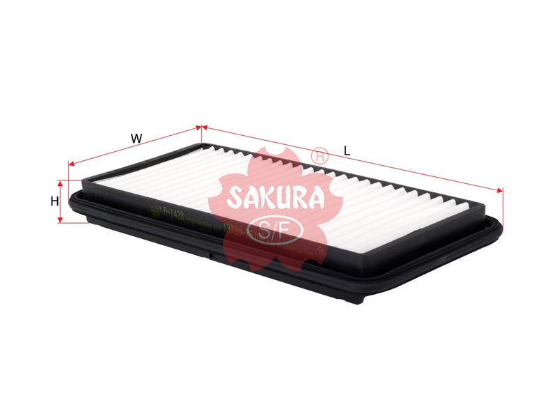 SAKURA,, Air Filter (Element), 13780-M75J00, A-1428, SUZUKI