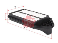 SAKURA,, Air Filter (Element), MZ S13016, A-1429, SUZUKI