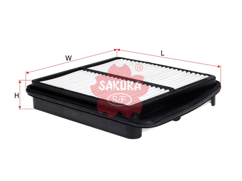 SAKURA,, Air Filter (Element), 13780-52D10, A-1432, SUZUKI