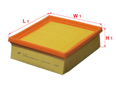 SAKURA,, Air Filter (Element), 13780-79J50, A-1434, SUZUKI