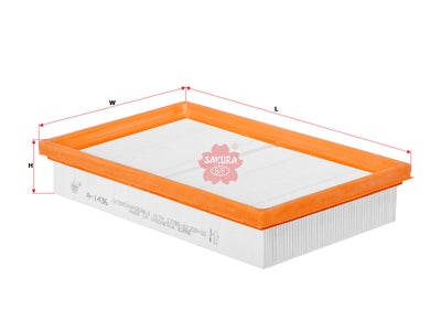 SAKURA,, Air Filter (Element), 13780-62J00-00, A-1436, SUZUKI