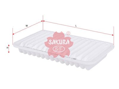 SAKURA,, Air Filter (Element), 13780-58M00-000, A-14460, SUZUKI