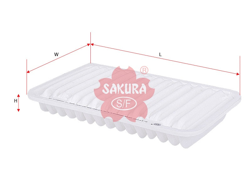 ไส้กรองอากาศ(ธาตุ) SAKURA, 13780-58M00-000, A-14460, SUZUKI (123864)