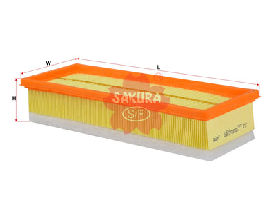 ไส้กรองอากาศ(ไส้กรอง) SAKURA, 13780-55KD0, A-14500, CITROEN (123823)