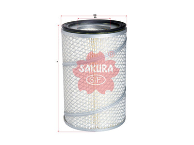 SAKURA,, Air Filter (Element), 5-87310-496-0, A-1505, NISSAN