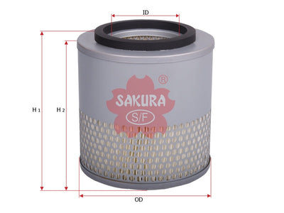 SAKURA,, Air Filter (Element), I6-94334906-0, A-1508, ISUZU