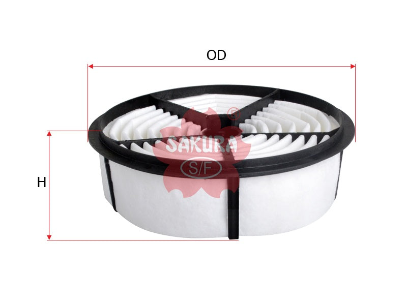 SAKURA,, Air Filter (Element), 97065676, A-1512, ISUZU