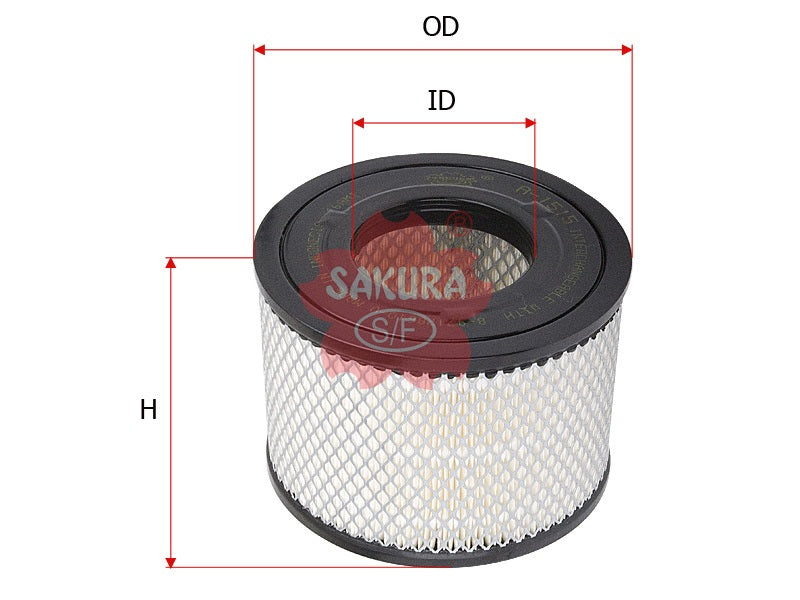 Air Filter (Element), SAKURA, 8-97944570-0, A-1515, ISUZU (125704)