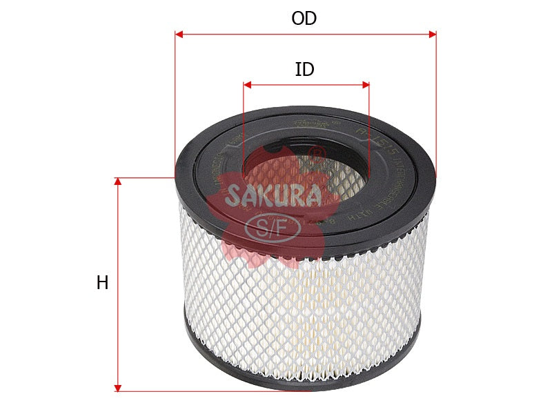 กรองอากาศ(ธาตุ) SAKURA, 8-97944570-0, A-1515, ISUZU (125704)