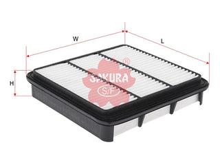 SAKURA,, Air Filter (Element), 8-97369293-0, A-1517, MITSUBISHI