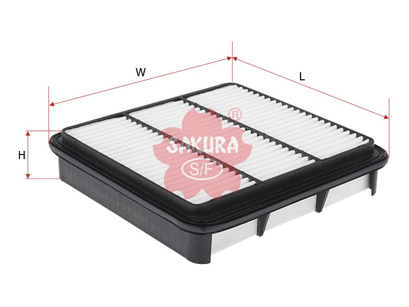 ไส้กรองอากาศ(ธาตุ) SAKURA, 8-97369293-0, A-1517, MITSUBISHI (124901)