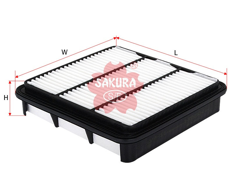 SAKURA,, Air Filter (Element), 8-97251943-0, A-1518, HOLDEN