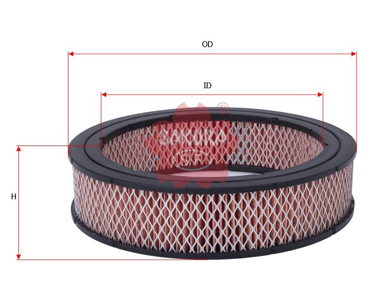 ไส้กรองอากาศ(ธาตุ) SAKURA, 9-44250720-0, A-1520, NISSAN (125117)